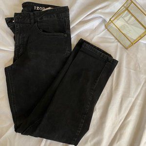 IZOD comfort stretch black slim jeans 34x30